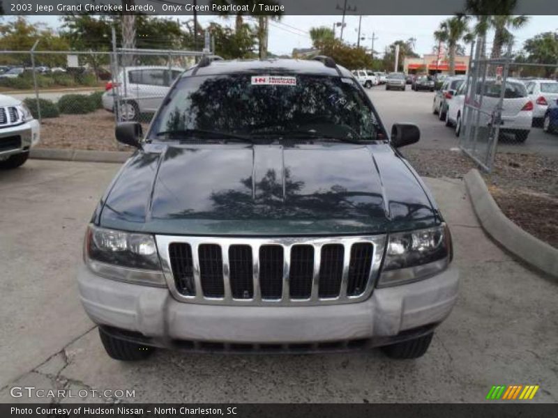 Onyx Green Pearlcoat / Taupe 2003 Jeep Grand Cherokee Laredo