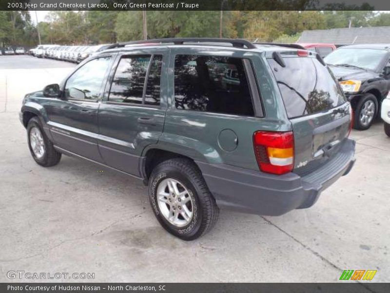 Onyx Green Pearlcoat / Taupe 2003 Jeep Grand Cherokee Laredo