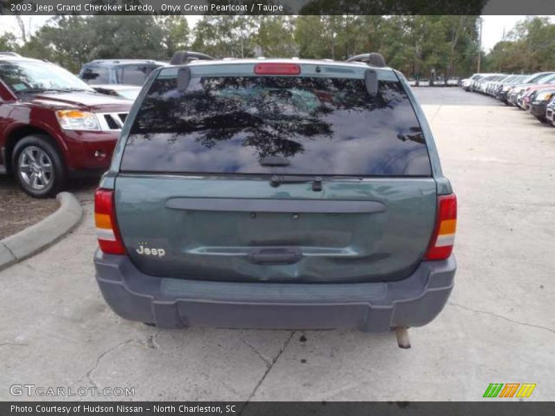Onyx Green Pearlcoat / Taupe 2003 Jeep Grand Cherokee Laredo