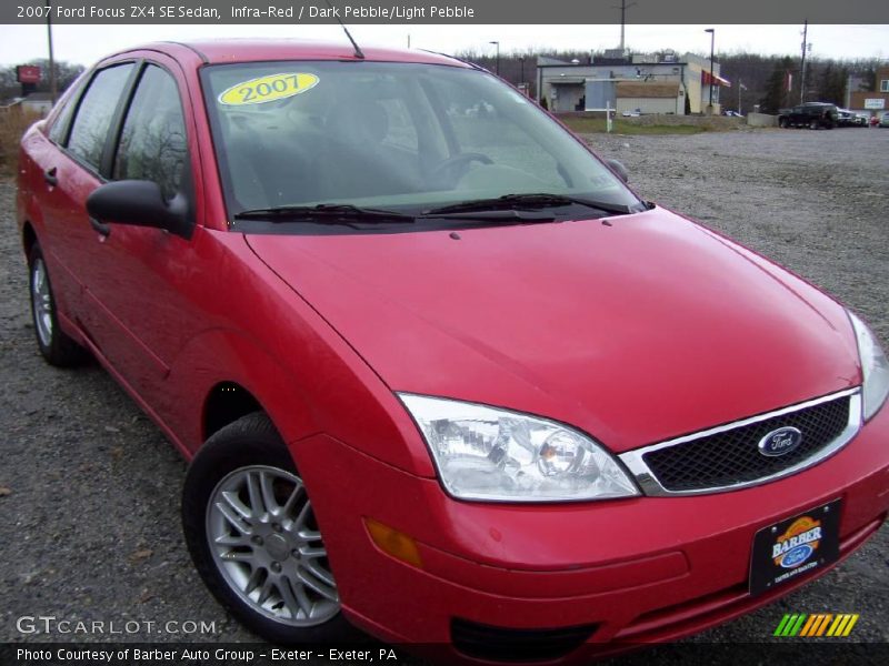 Infra-Red / Dark Pebble/Light Pebble 2007 Ford Focus ZX4 SE Sedan