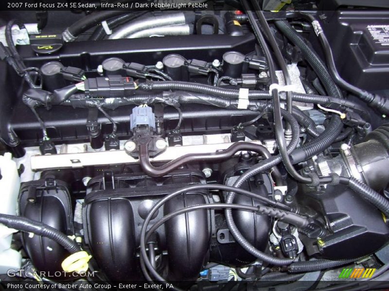 Infra-Red / Dark Pebble/Light Pebble 2007 Ford Focus ZX4 SE Sedan