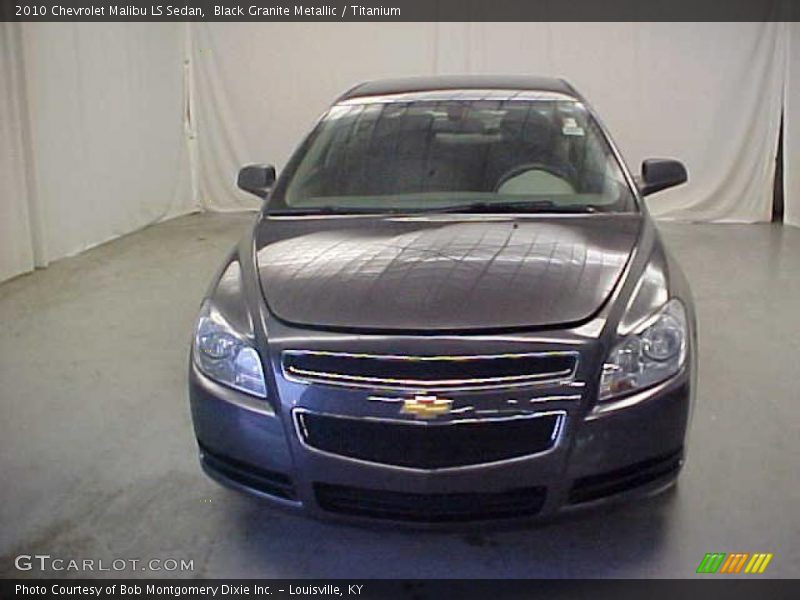 Black Granite Metallic / Titanium 2010 Chevrolet Malibu LS Sedan