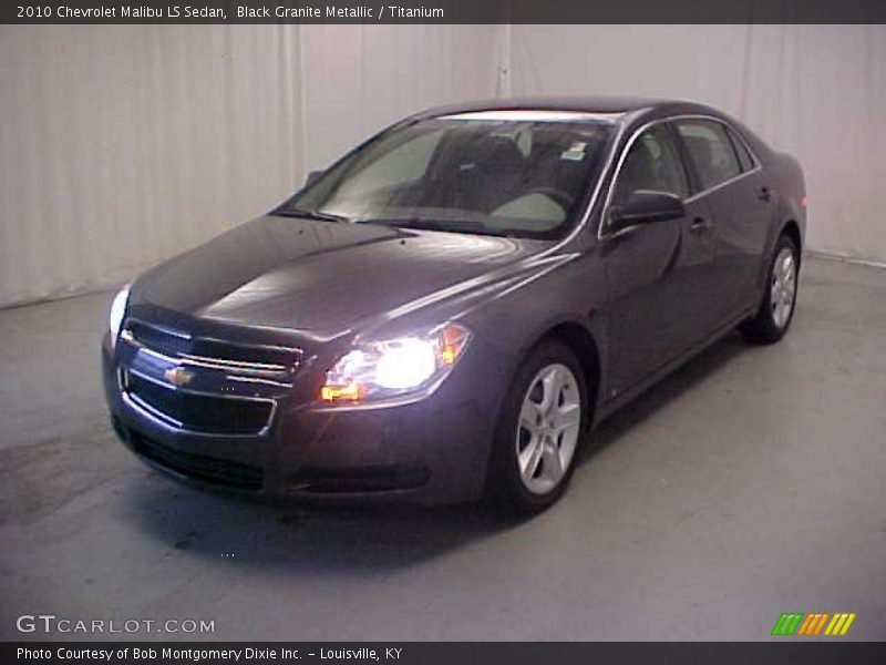 Black Granite Metallic / Titanium 2010 Chevrolet Malibu LS Sedan