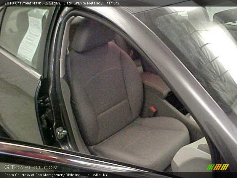 Black Granite Metallic / Titanium 2010 Chevrolet Malibu LS Sedan