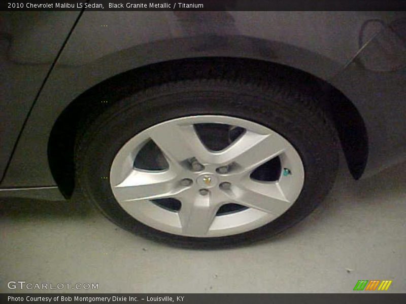 Black Granite Metallic / Titanium 2010 Chevrolet Malibu LS Sedan