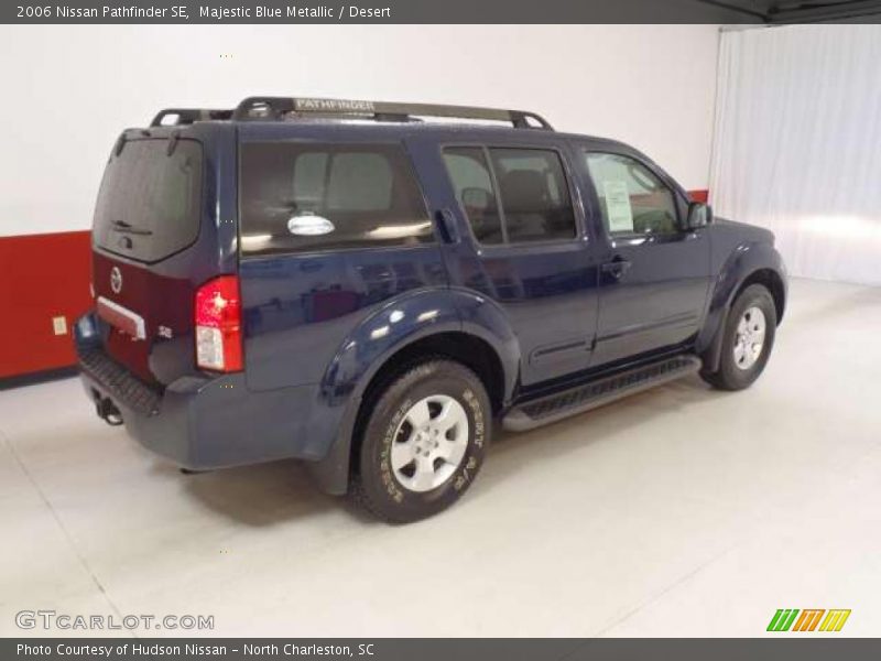 Majestic Blue Metallic / Desert 2006 Nissan Pathfinder SE