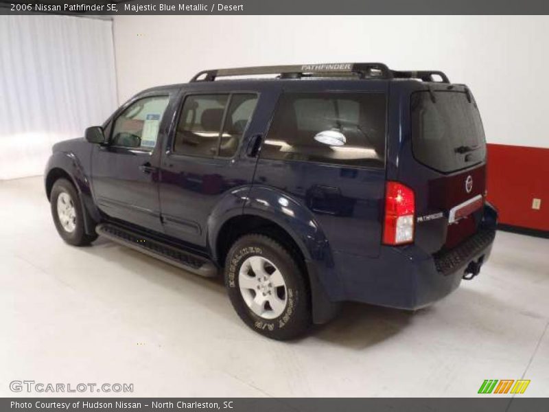 Majestic Blue Metallic / Desert 2006 Nissan Pathfinder SE
