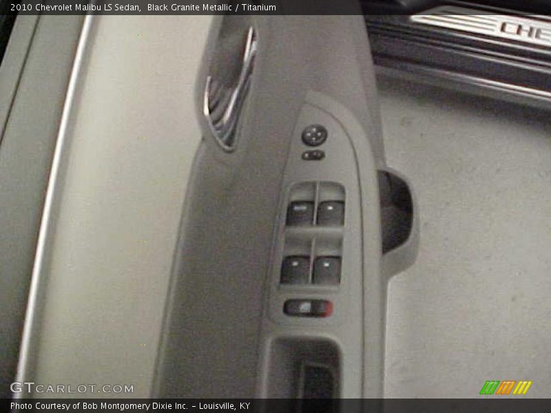 Black Granite Metallic / Titanium 2010 Chevrolet Malibu LS Sedan