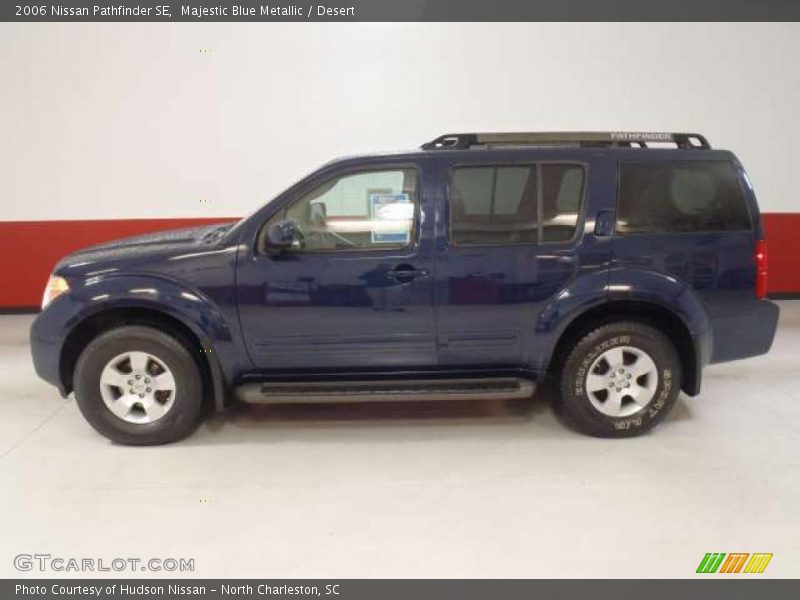 Majestic Blue Metallic / Desert 2006 Nissan Pathfinder SE
