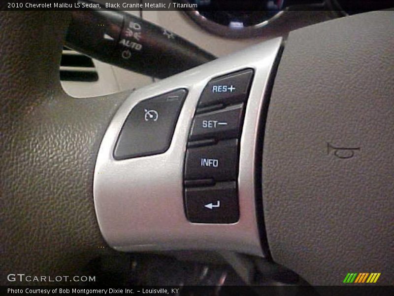 Black Granite Metallic / Titanium 2010 Chevrolet Malibu LS Sedan