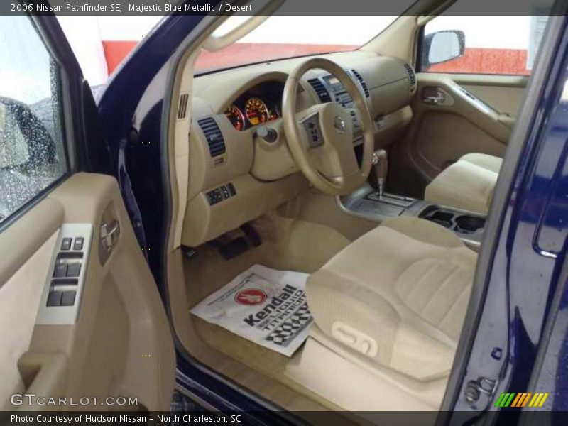 Majestic Blue Metallic / Desert 2006 Nissan Pathfinder SE