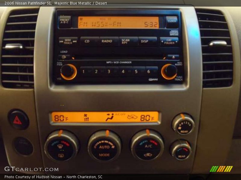Majestic Blue Metallic / Desert 2006 Nissan Pathfinder SE