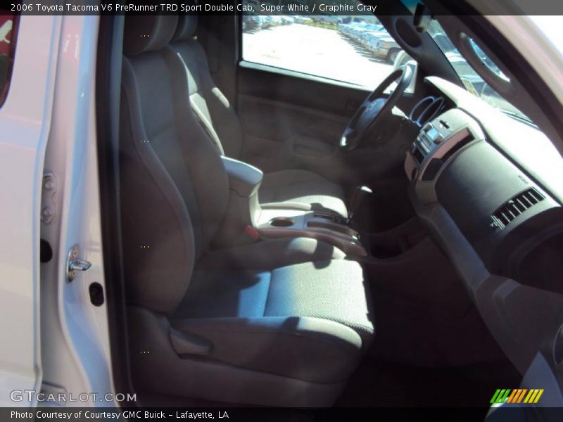 Super White / Graphite Gray 2006 Toyota Tacoma V6 PreRunner TRD Sport Double Cab
