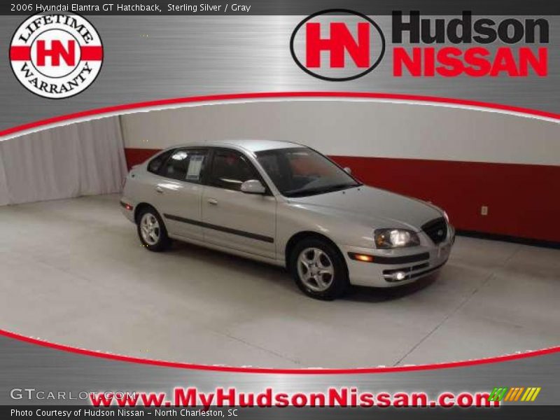 Sterling Silver / Gray 2006 Hyundai Elantra GT Hatchback