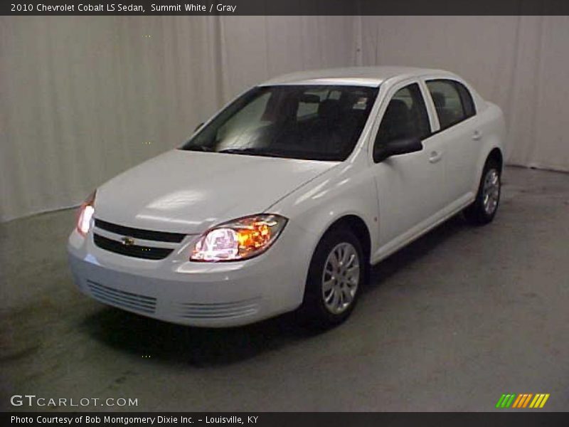 Summit White / Gray 2010 Chevrolet Cobalt LS Sedan