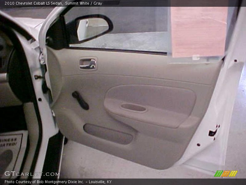 Summit White / Gray 2010 Chevrolet Cobalt LS Sedan