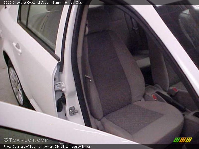 Summit White / Gray 2010 Chevrolet Cobalt LS Sedan