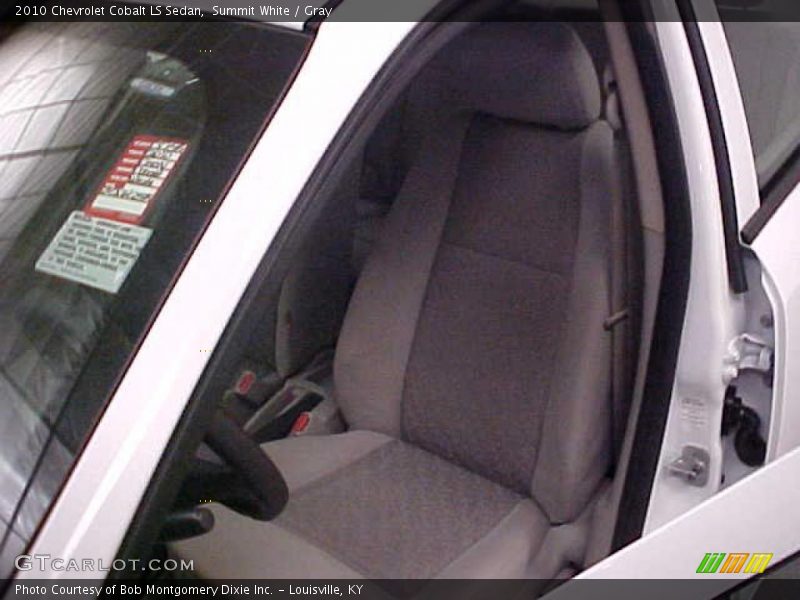 Summit White / Gray 2010 Chevrolet Cobalt LS Sedan