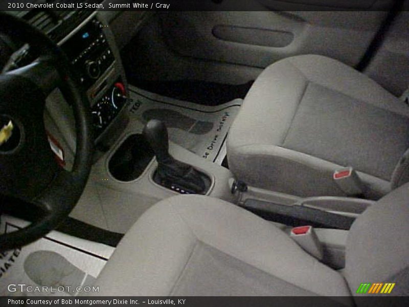 Summit White / Gray 2010 Chevrolet Cobalt LS Sedan