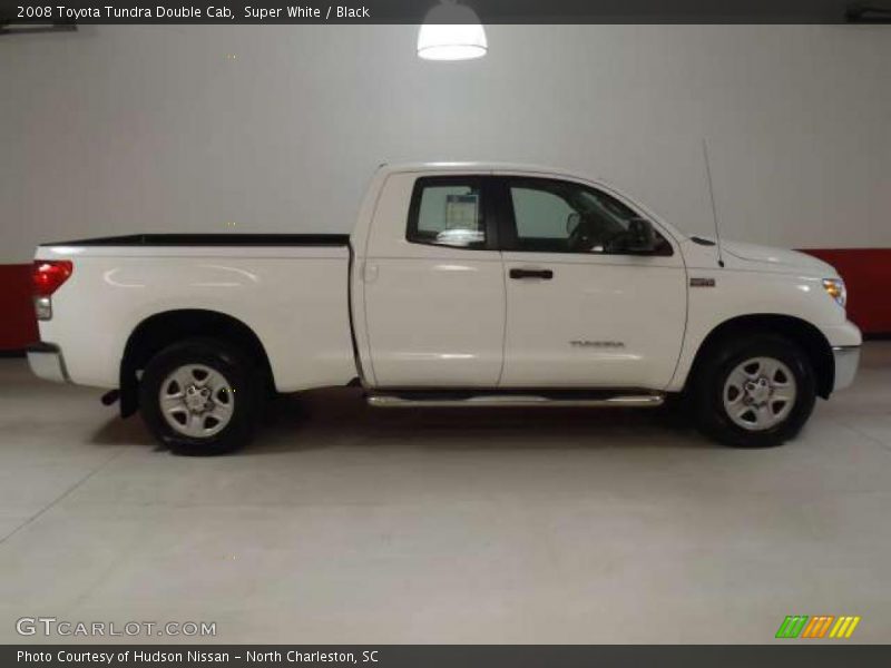 Super White / Black 2008 Toyota Tundra Double Cab