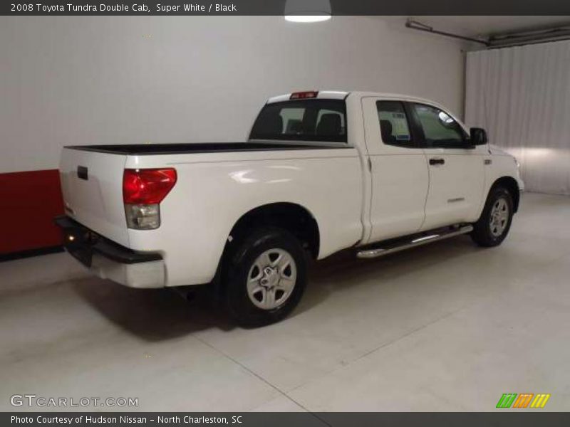 Super White / Black 2008 Toyota Tundra Double Cab