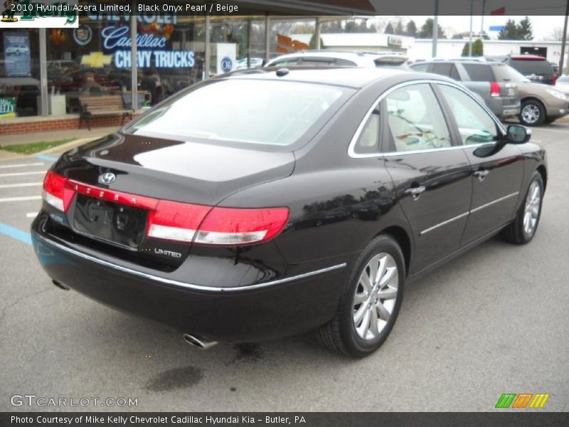 Black Onyx Pearl / Beige 2010 Hyundai Azera Limited
