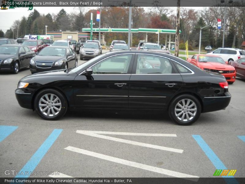 Black Onyx Pearl / Beige 2010 Hyundai Azera Limited