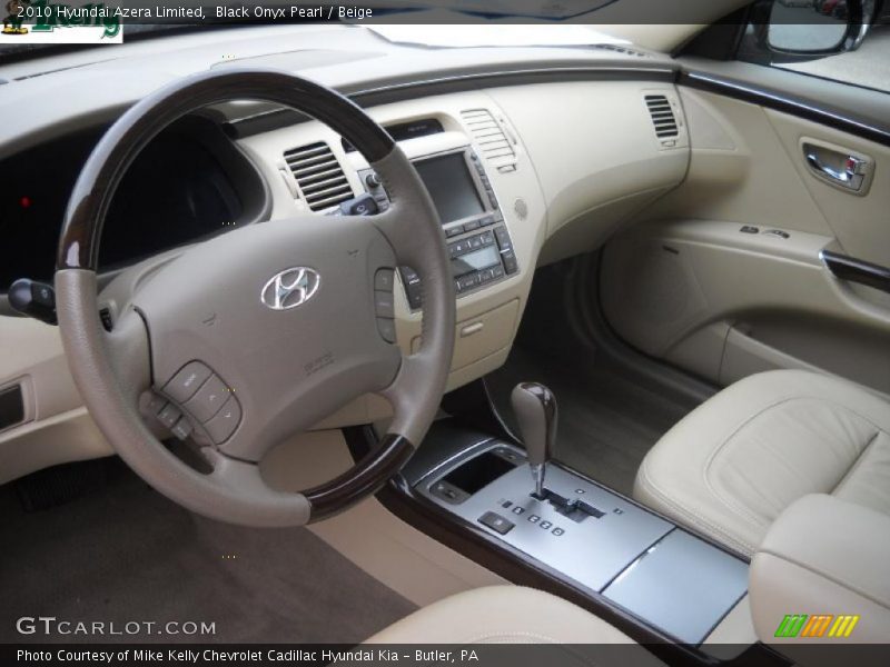 Beige Interior - 2010 Azera Limited 