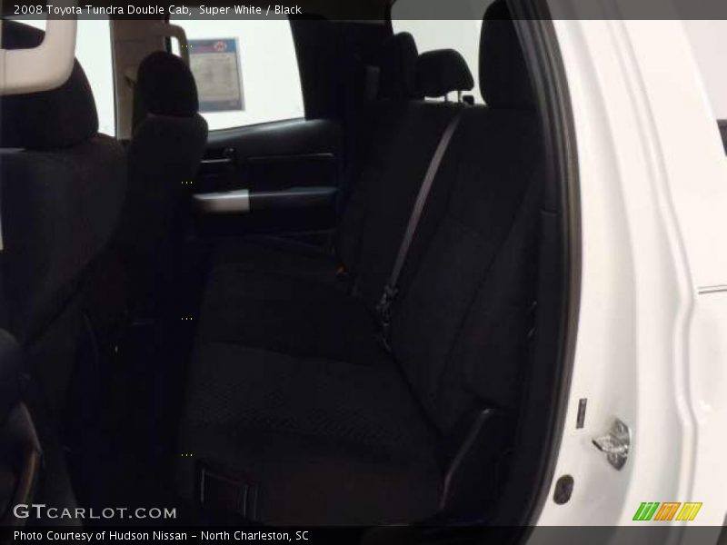 Super White / Black 2008 Toyota Tundra Double Cab