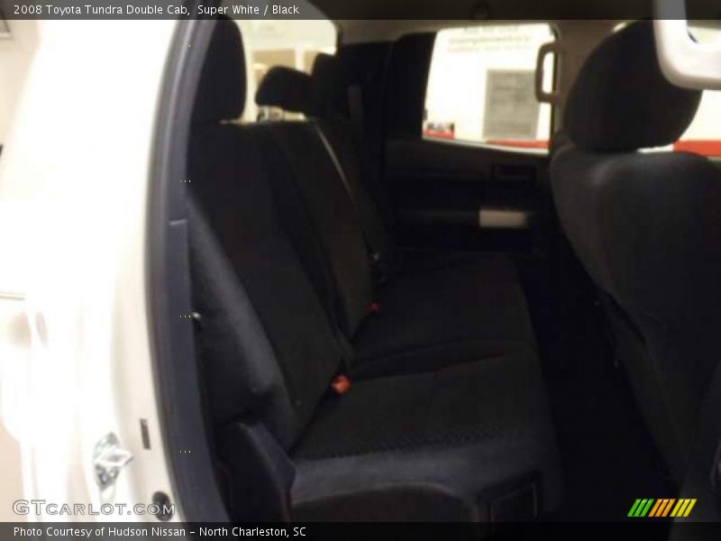 Super White / Black 2008 Toyota Tundra Double Cab
