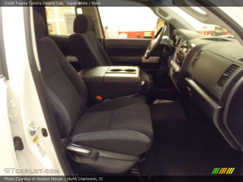 Super White / Black 2008 Toyota Tundra Double Cab