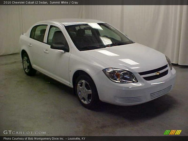 Summit White / Gray 2010 Chevrolet Cobalt LS Sedan