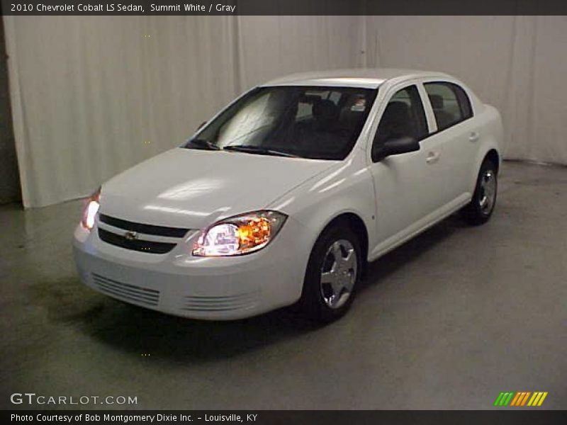 Summit White / Gray 2010 Chevrolet Cobalt LS Sedan