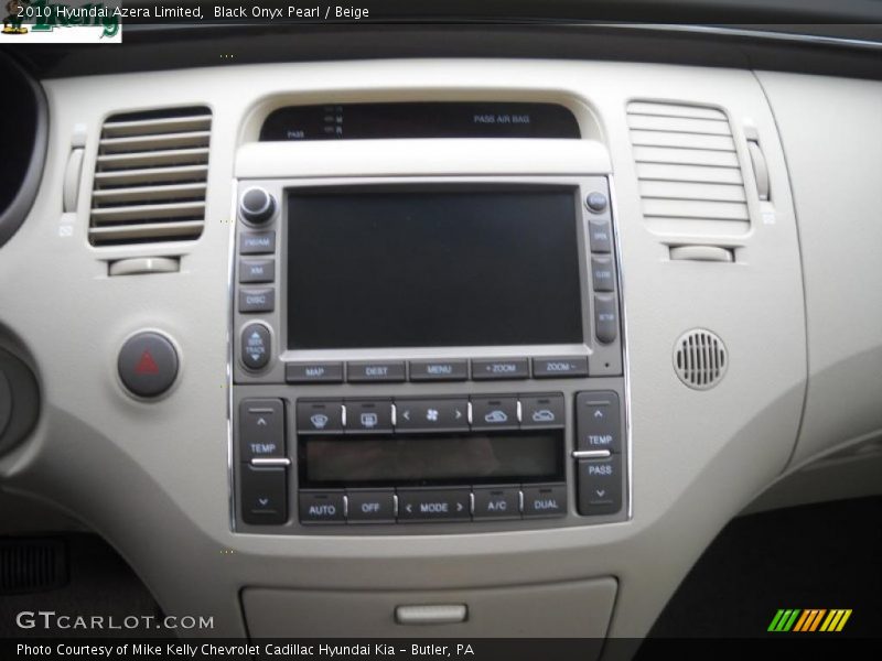 Controls of 2010 Azera Limited