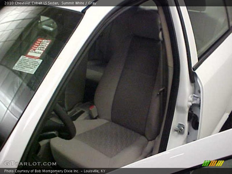 Summit White / Gray 2010 Chevrolet Cobalt LS Sedan
