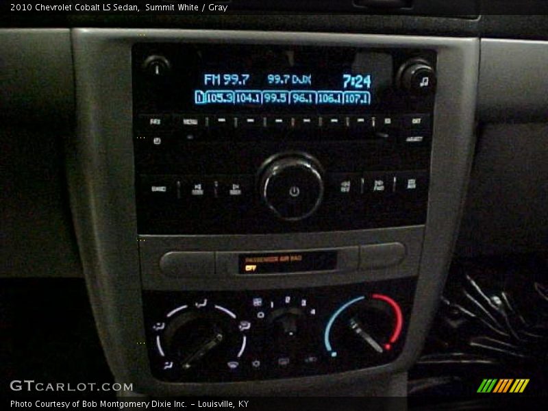 Summit White / Gray 2010 Chevrolet Cobalt LS Sedan