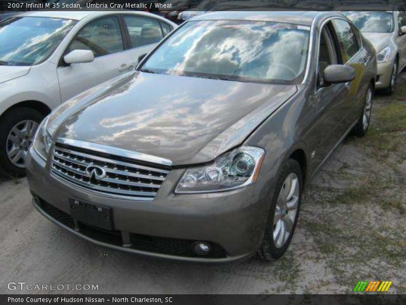 Umbria Gray Metallic / Wheat 2007 Infiniti M 35 Sedan