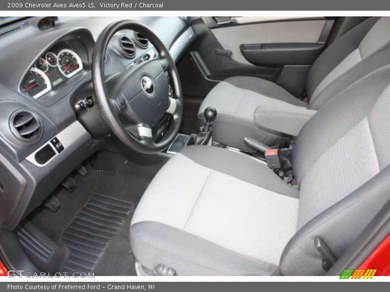  2009 Aveo Aveo5 LS Charcoal Interior