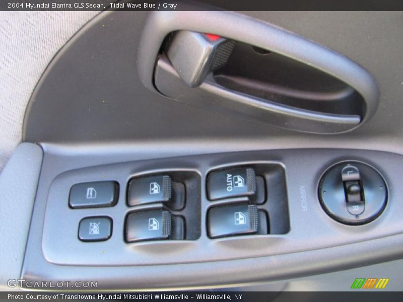 Tidal Wave Blue / Gray 2004 Hyundai Elantra GLS Sedan