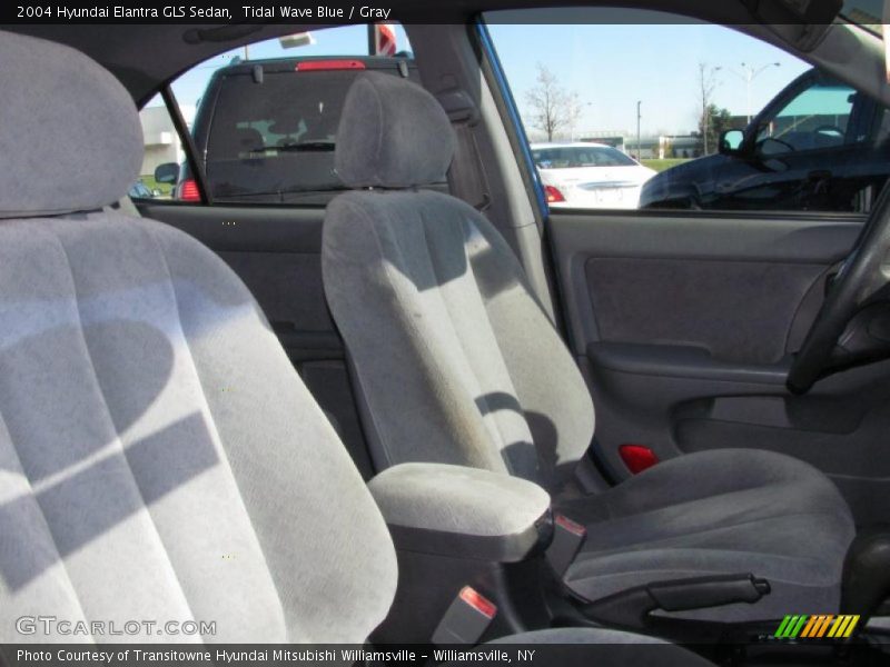 Tidal Wave Blue / Gray 2004 Hyundai Elantra GLS Sedan