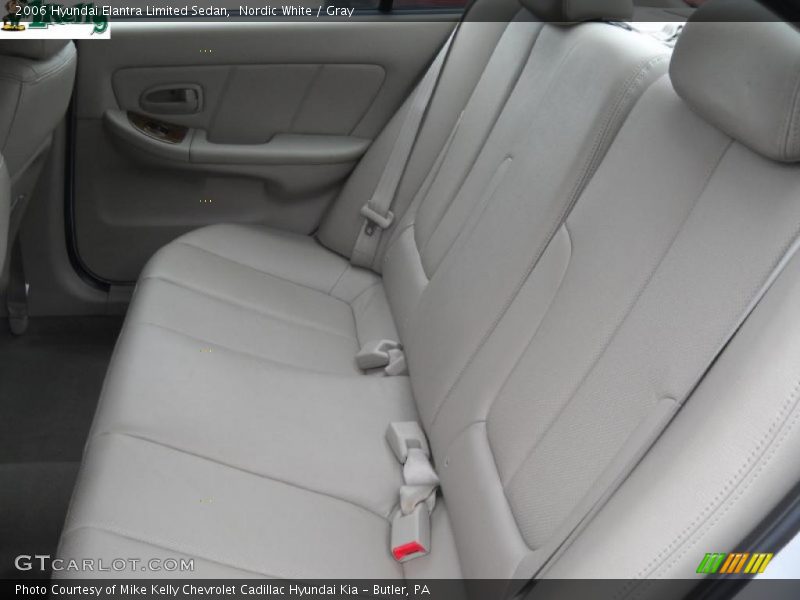 Nordic White / Gray 2006 Hyundai Elantra Limited Sedan