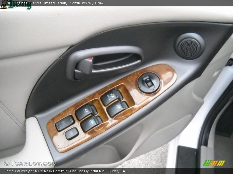 Nordic White / Gray 2006 Hyundai Elantra Limited Sedan
