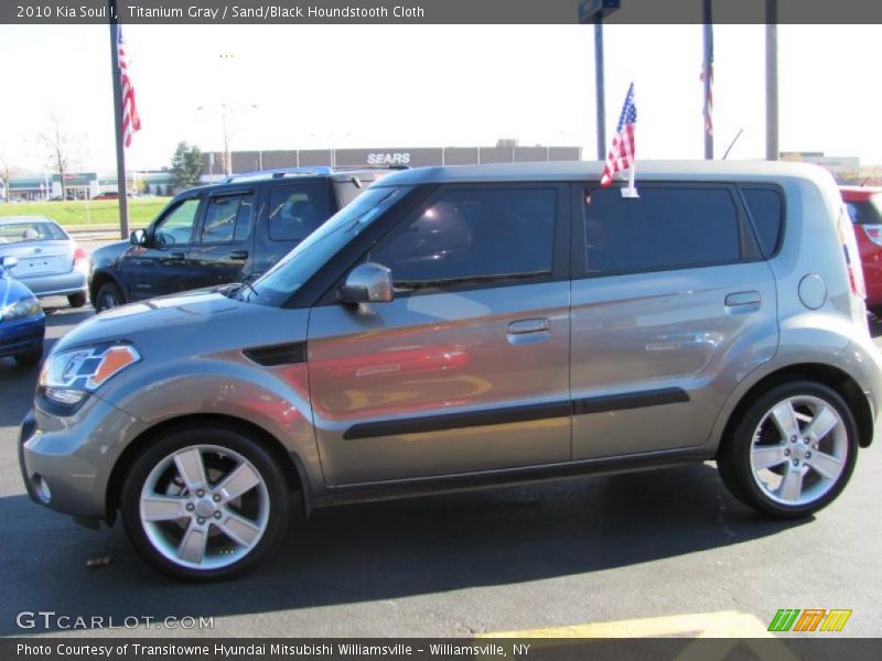Titanium Gray / Sand/Black Houndstooth Cloth 2010 Kia Soul !