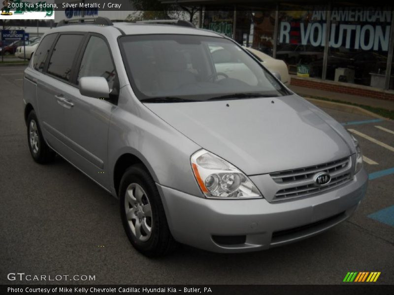 Silver Metallic / Gray 2008 Kia Sedona