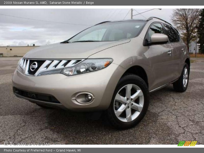 Saharan Stone Metallic / Beige 2009 Nissan Murano SL AWD