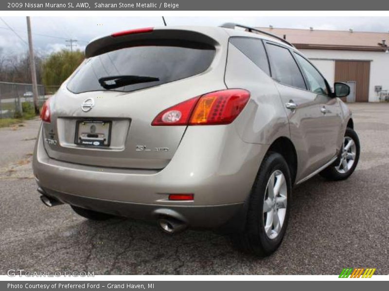 Saharan Stone Metallic / Beige 2009 Nissan Murano SL AWD
