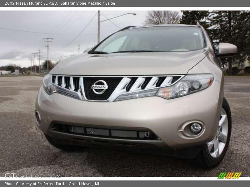 Saharan Stone Metallic / Beige 2009 Nissan Murano SL AWD