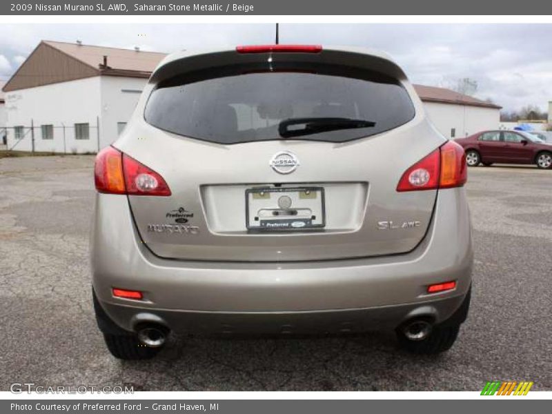 Saharan Stone Metallic / Beige 2009 Nissan Murano SL AWD
