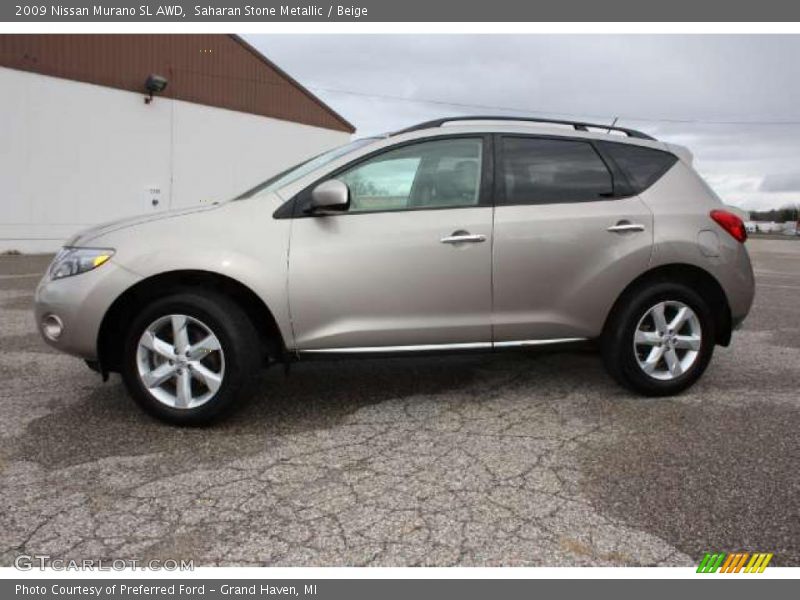 Saharan Stone Metallic / Beige 2009 Nissan Murano SL AWD