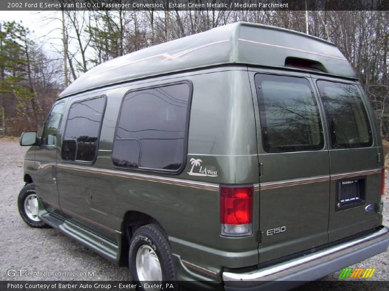 Estate Green Metallic / Medium Parchment 2002 Ford E Series Van E150 XL Passenger Conversion